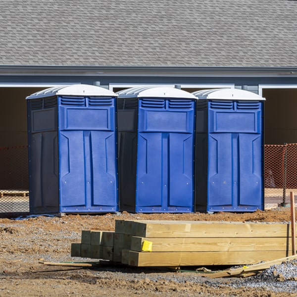 what is the expected delivery and pickup timeframe for the portable restrooms in Innis Louisiana